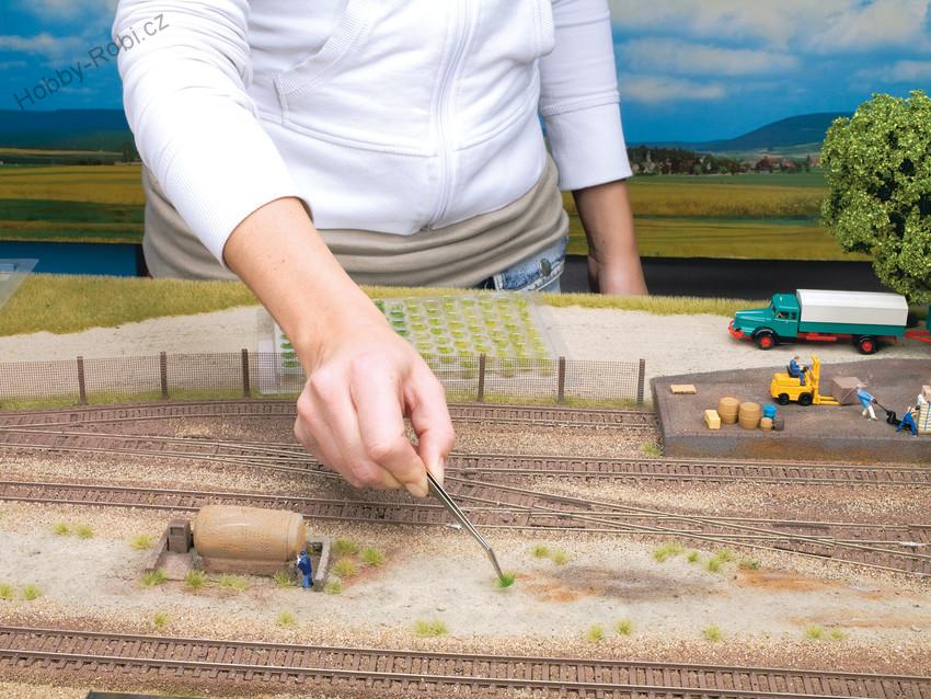 Travní trsy 6 mm zelené - Noch 07127