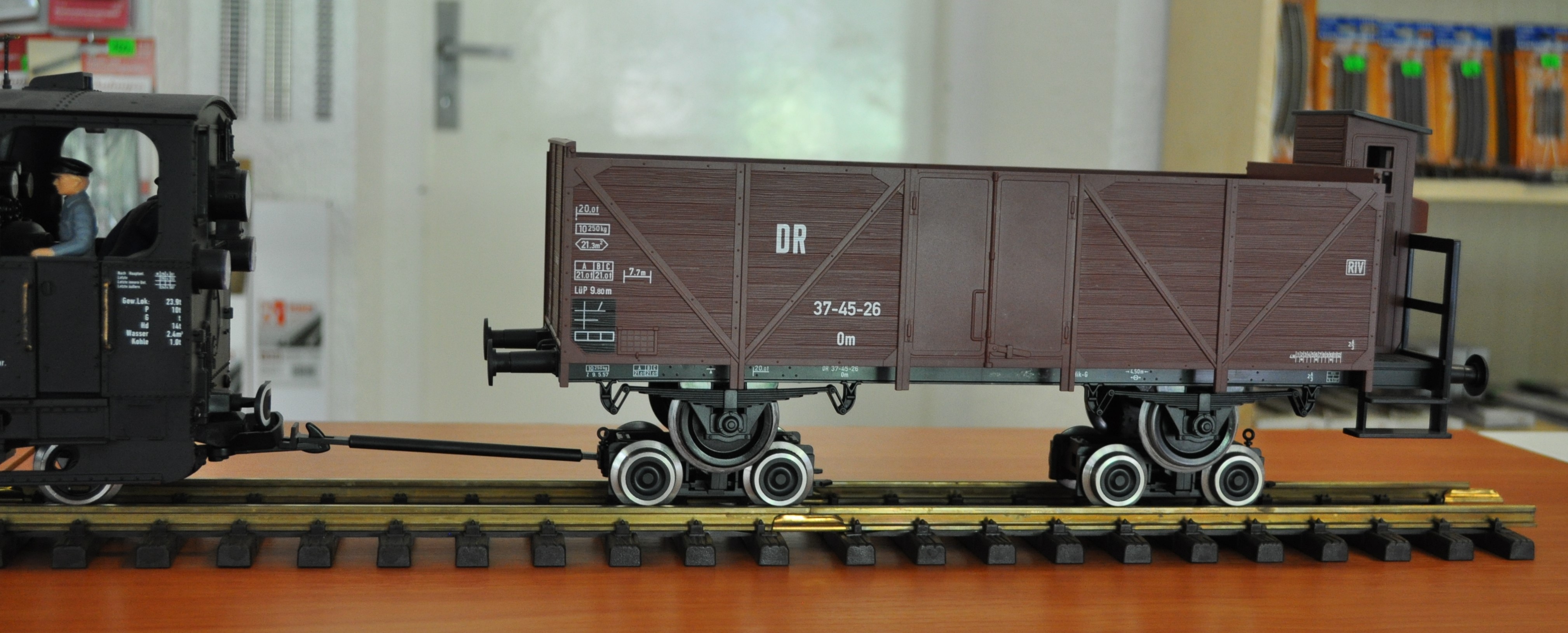 Podvalníky úzkorozchodné G 4 kusy - LGB 48180