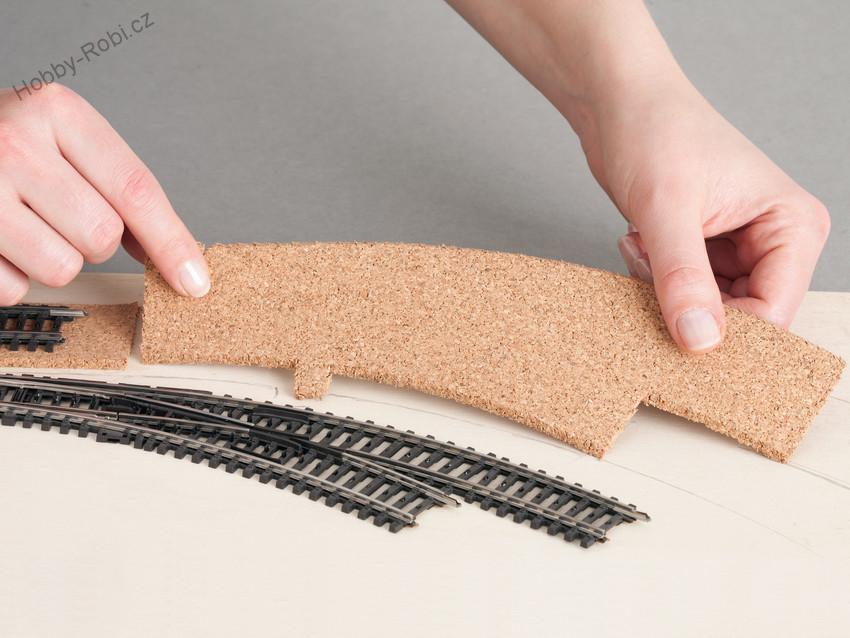 Kolejové podkladní desky molitanové 6mm - Noch 50519
