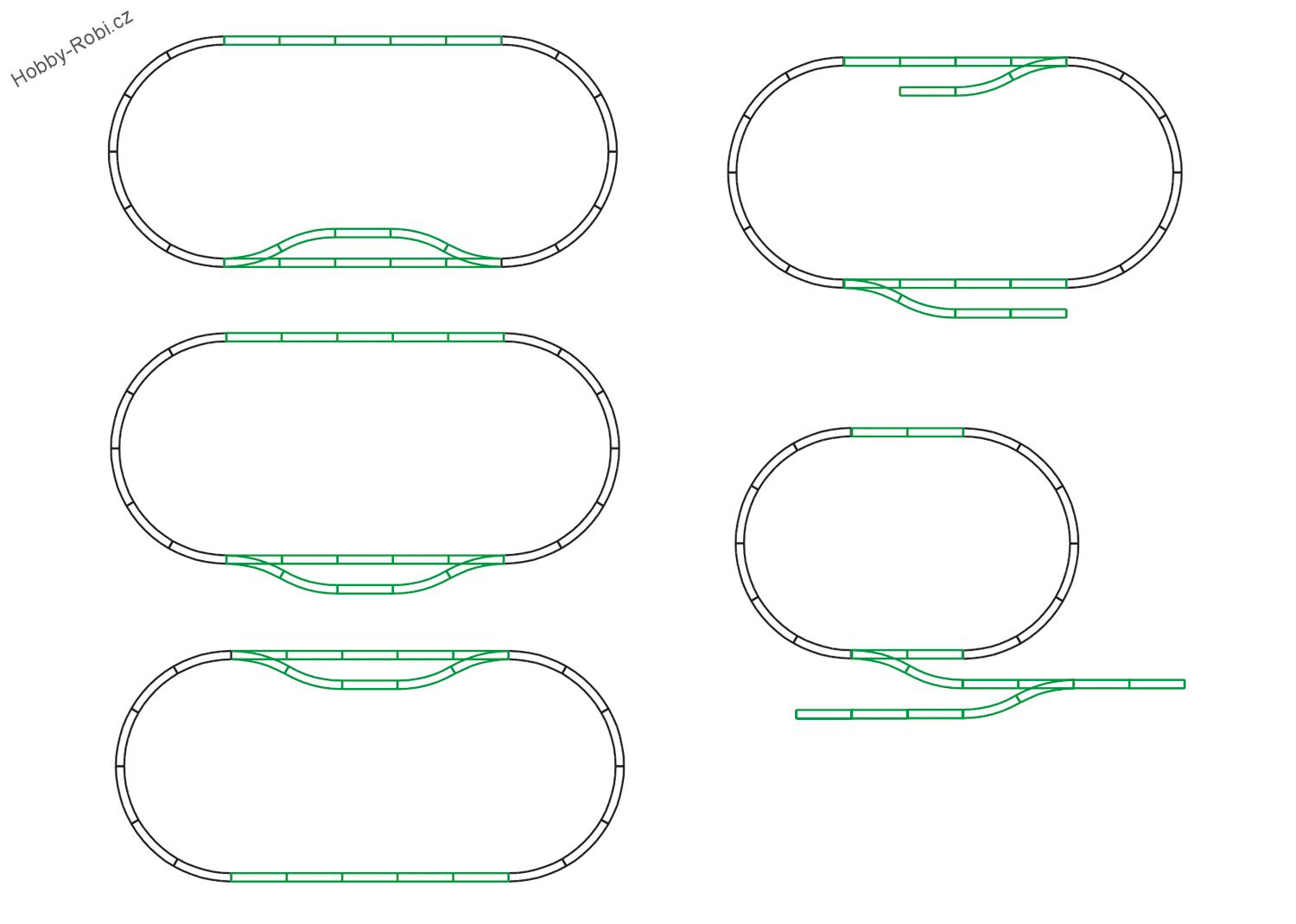 Startovní sada kolejí s jízdním ovladačem G - LGB 19904