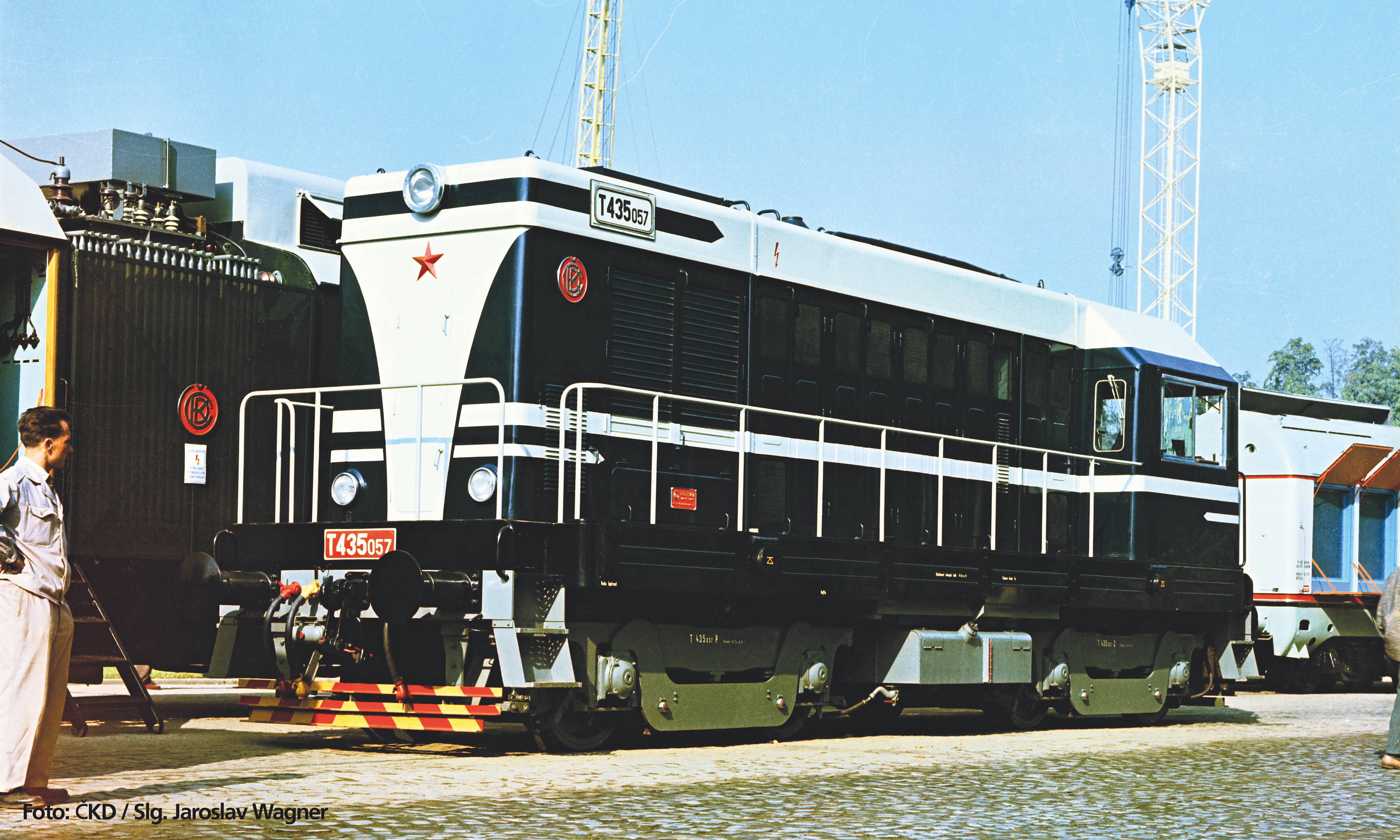 Lokomotiva T435 Hektor ČSD H0 - Piko 52437