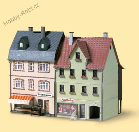 Městský dům s obchodem H0/TT - Auhagen 12347