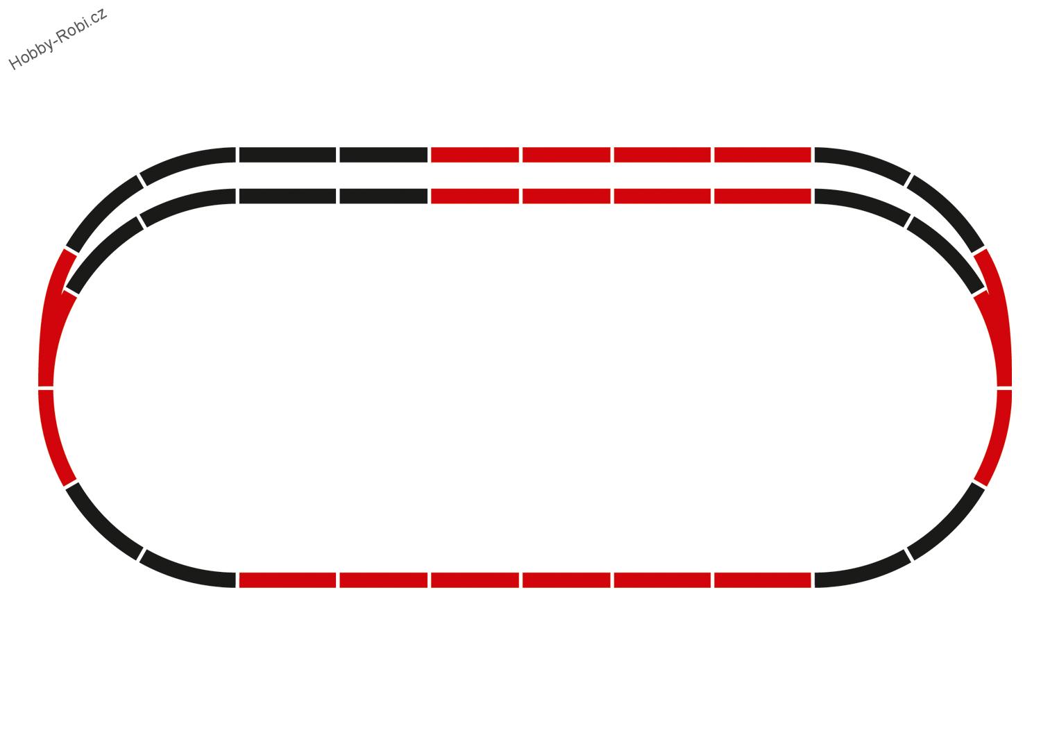 Oblouková kolej R2 24,3° H0 - Märklin 20224
