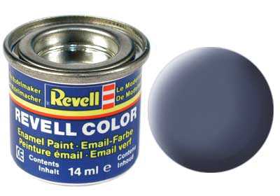 Barva emailová matná šedá č. 57 - Revell 32157