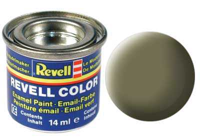 Barva emailová matná světle olivová č. 45 - Revell 32145