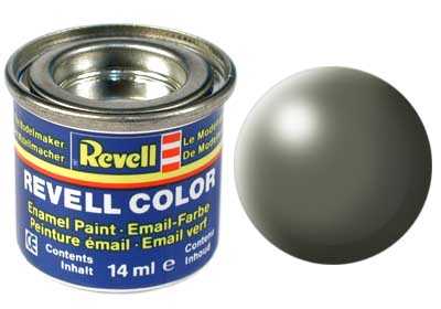 Barva emailová hedvábná šedavě zelená č. 362 - Revell 32362