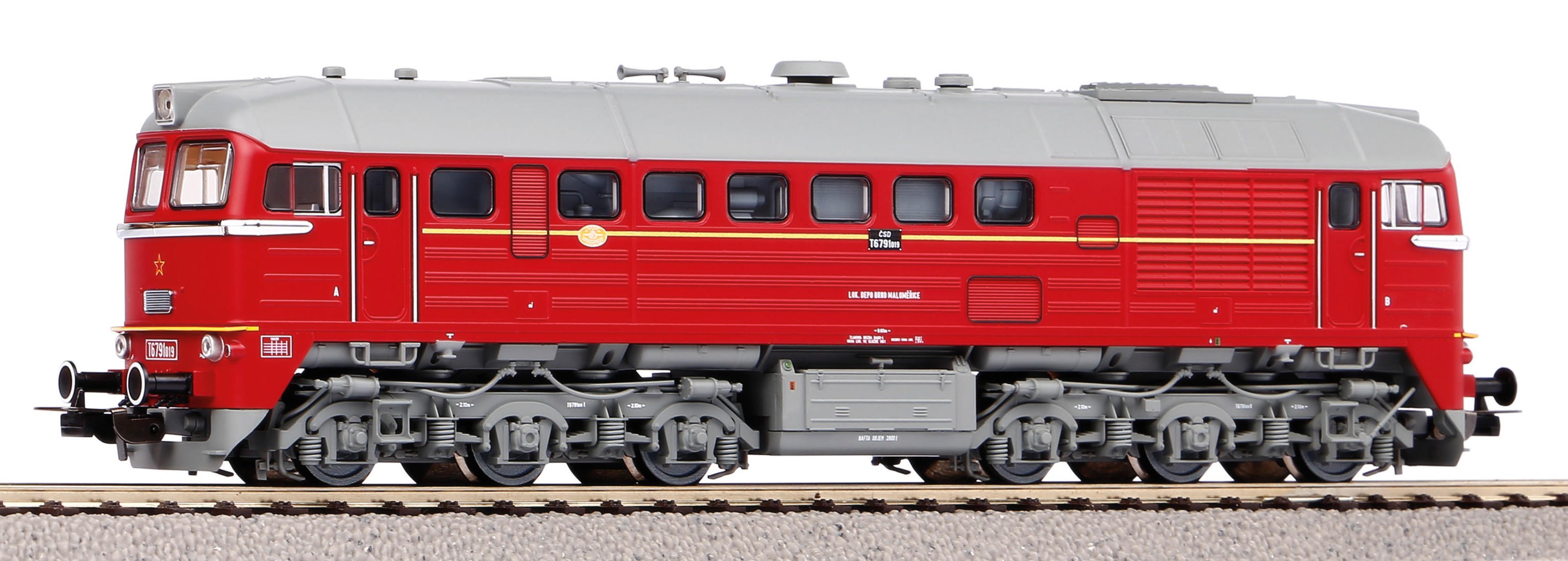 Motorová lokomotiva T679 ČSD "Sergej" H0 - Piko 52819