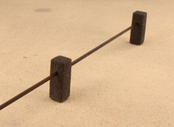 Zábradlí s kolejničkou 50 cm G - Miniaturbeton