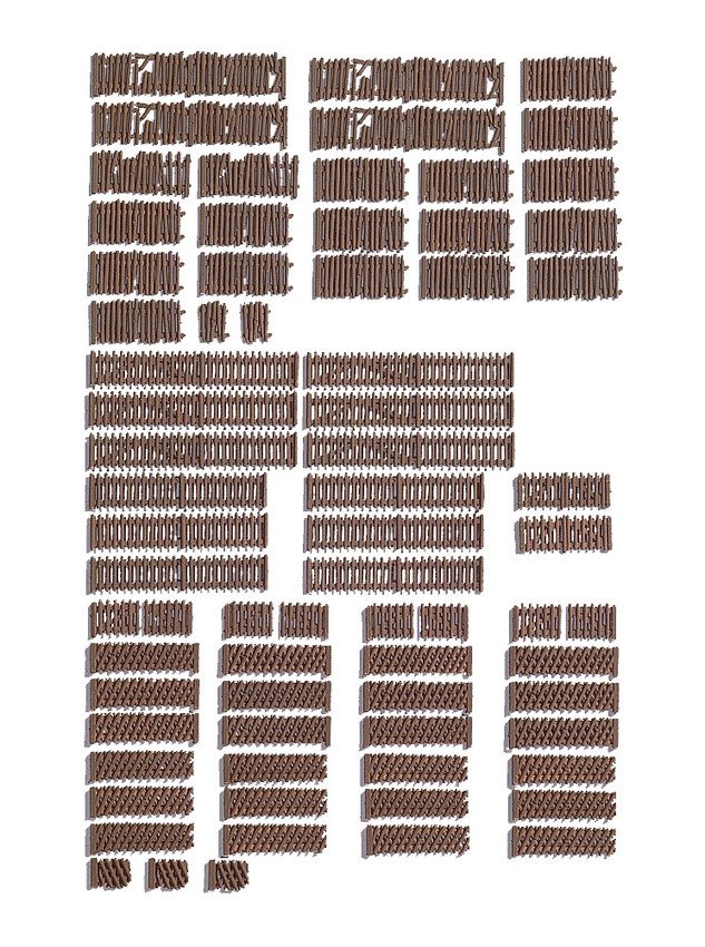 Ploty dřevěné TT - Noch 43096