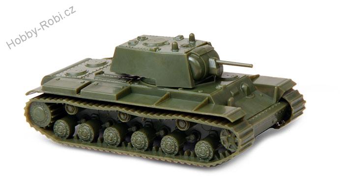 Zacvakávací model tanku KV-1 1:100 - Zvezda 6190
