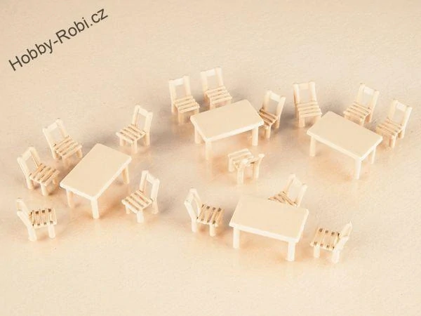 Zahradní židle a stoly H0 - Auhagen 41607