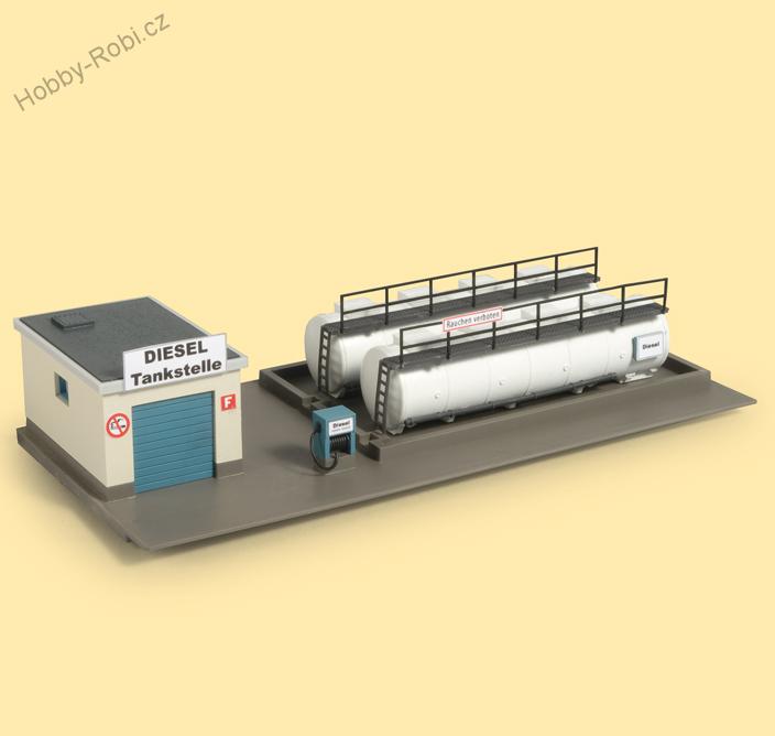 Čerpací stanice - zbrojení naftou TT - Auhagen 13326