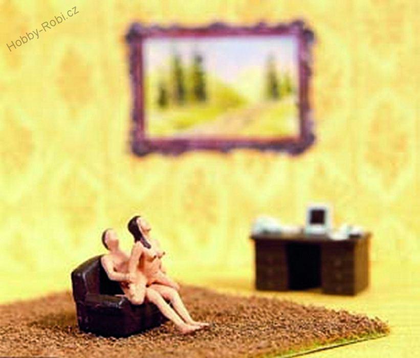 Milostná scéna na křesle H0 - Noch 15952