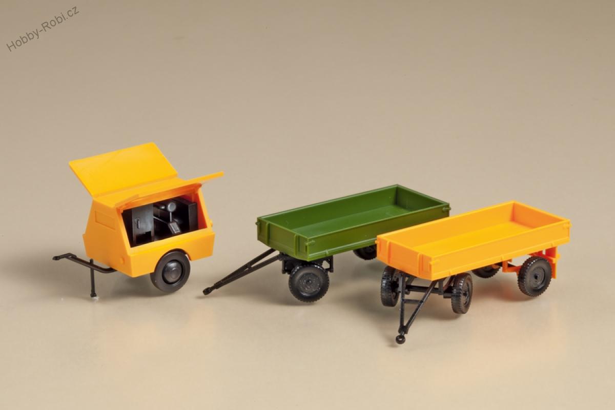 Přívěsy H0 1:87 3 ks - Auhagen 41642