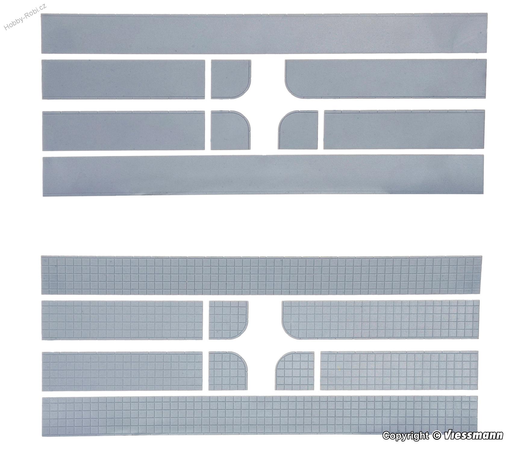 Chodníky H0 - Kibri 38629