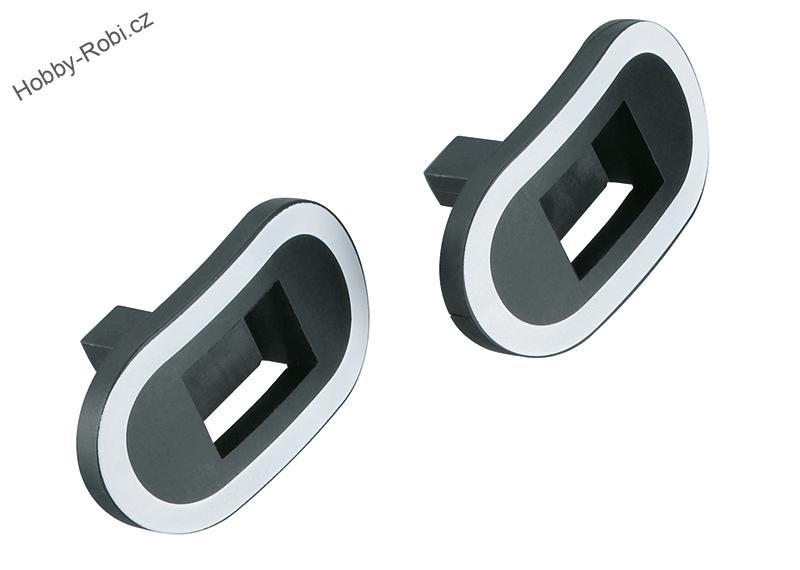 Nárazník oválný lemovaný se čtyřhranným úchytem 2 ks G - LGB