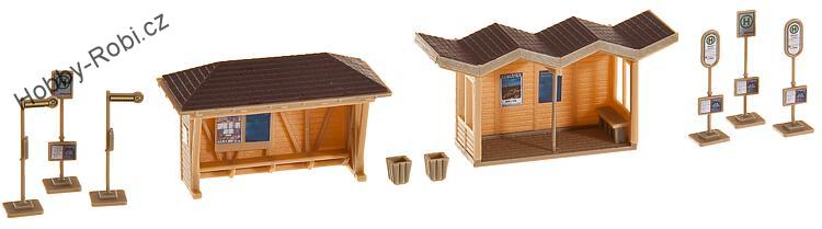 Čekárny H0 2 ks - Faller 180587