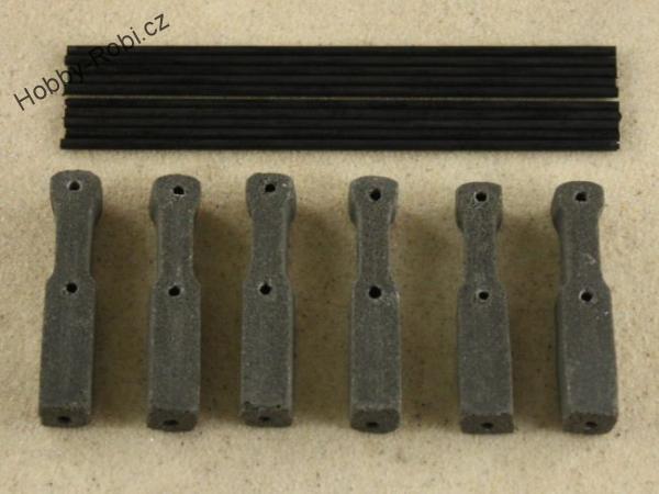 Trubkové zábradlí 50 cm G - Miniaturbeton