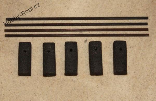 Zábradlí s kolejničkou 50 cm G - Miniaturbeton
