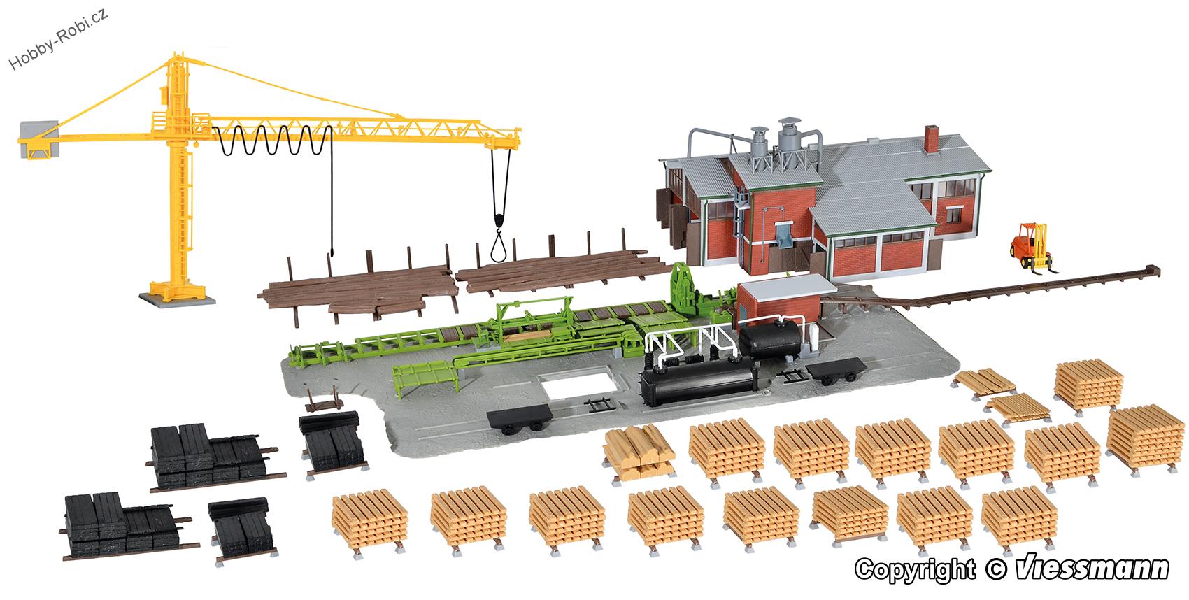 Pila s jeřábem H0 - Kibri 39816