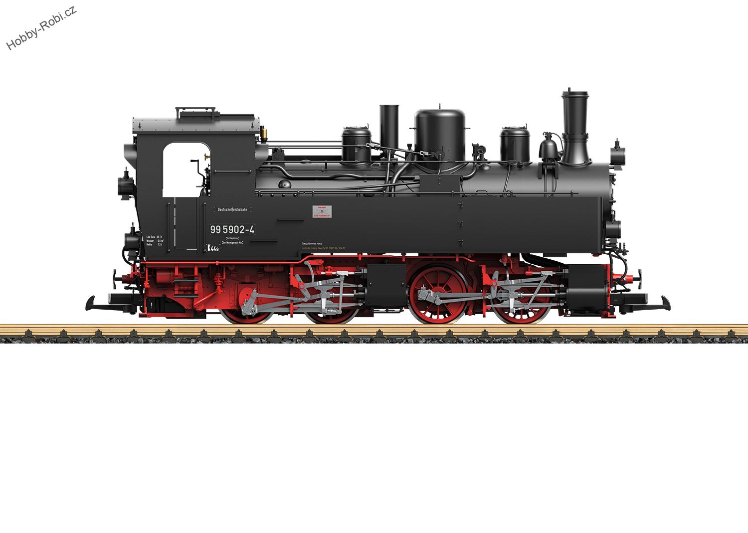 Parní lokomotiva maletka 99 5902 DR Exklusiv G - LGB 26593