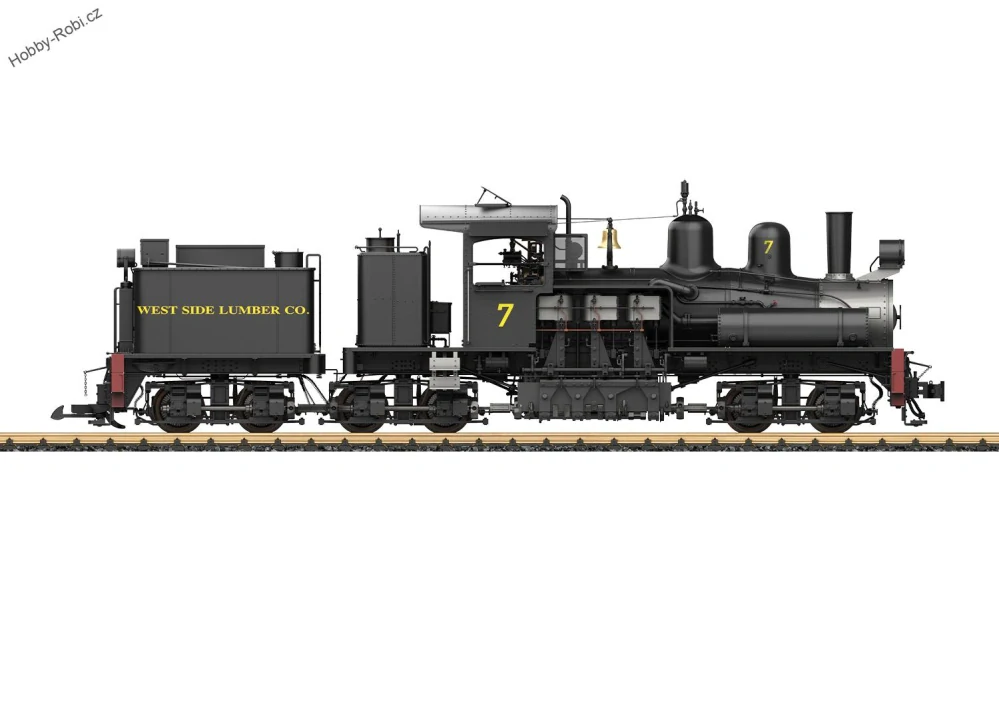 Parní lokomotiva Shay č.7 G - LGB 26702