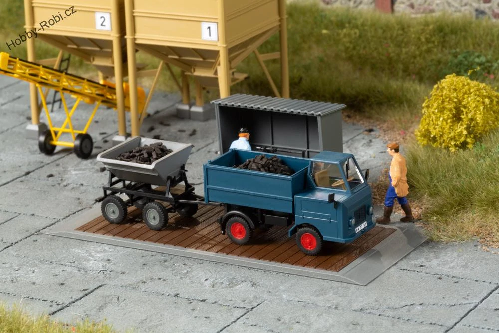 Auto Multicar M22 s přívěsem H0 1:87 - Auhagen 41676