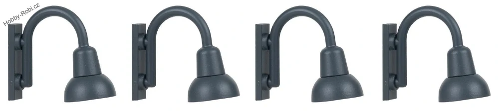 Lampa nástěnná 4 kusy G - Faller/Pola 333234
