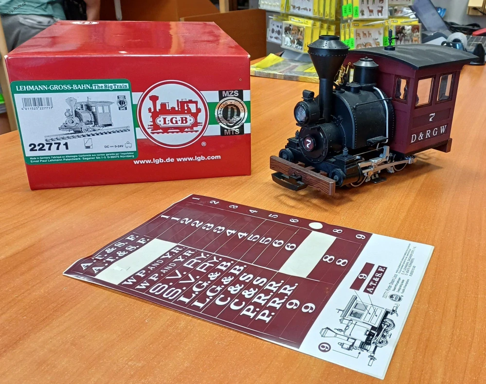 Parní lokomotiva č.7 G BAZAR - LGB 22771