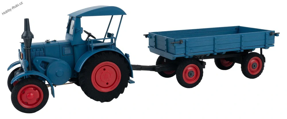 Traktor Lanz Buldog s přívěsem G - Faller 331620
