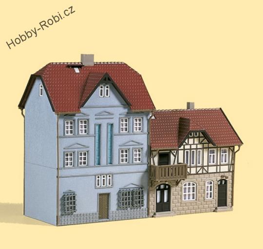 Městské domy Nádražní ulice 9/11 H0/TT - Auhagen 12346