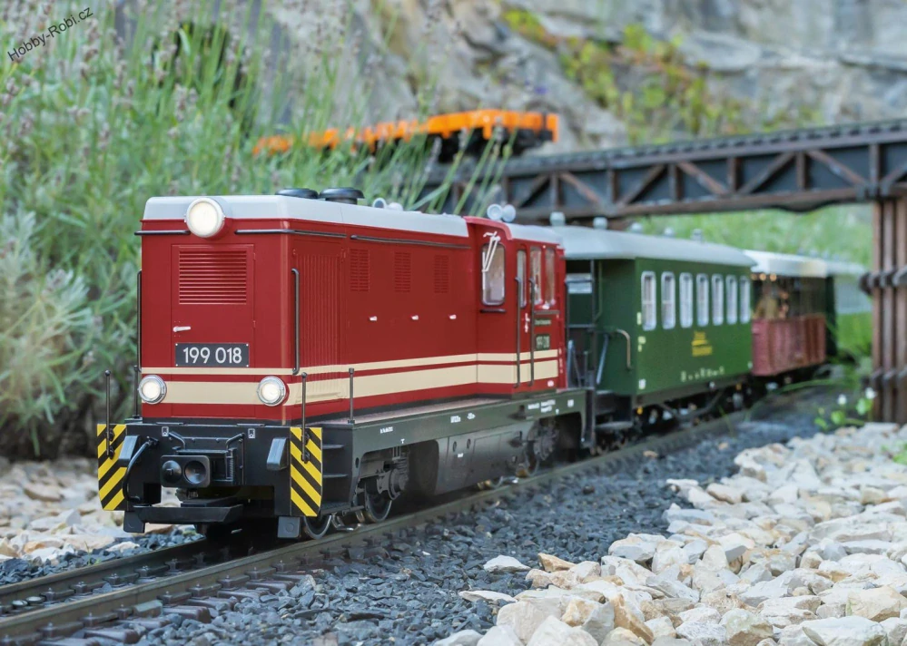 Motorová lokomotiva L45H 199 018 digitální zvuková G - LGB 26450