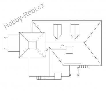 Rozhledna s restaurací H0/TT - Auhagen 12226