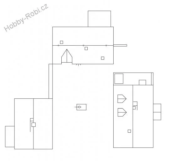 Statek H0/TT - Auhagen 12257