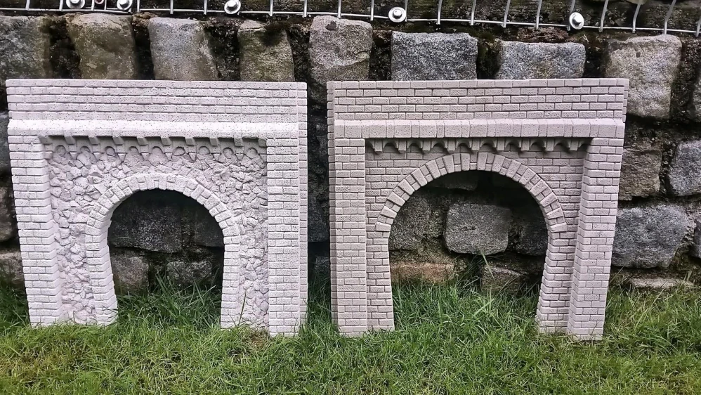 Tunelový portál obloukový z betonu G - Modul 08