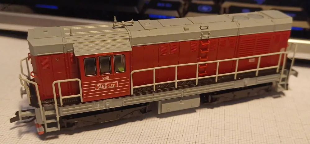 Dieselelektrická lokomotiva Kocour T466.2231 ČSD TT - Tillig 02767