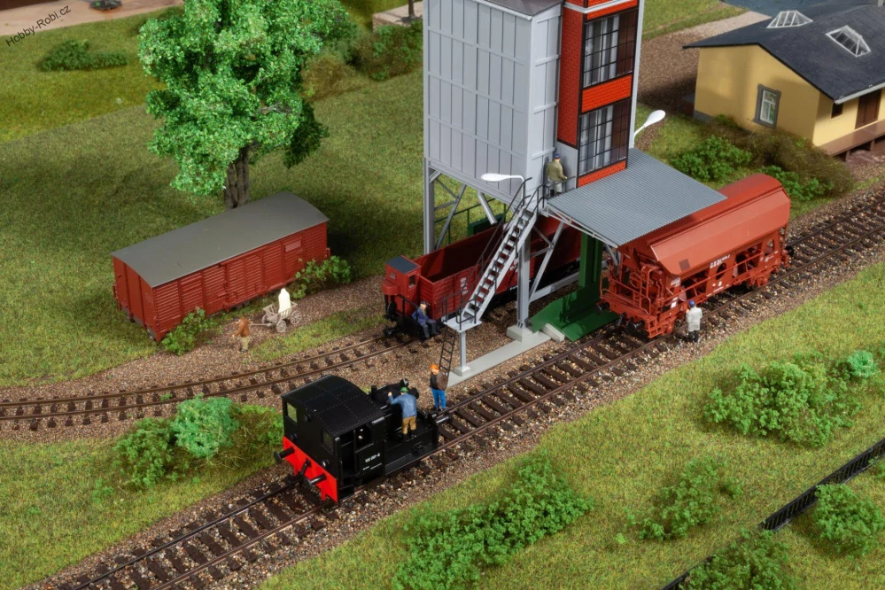 Obilné silo H0 - Auhagen 11446