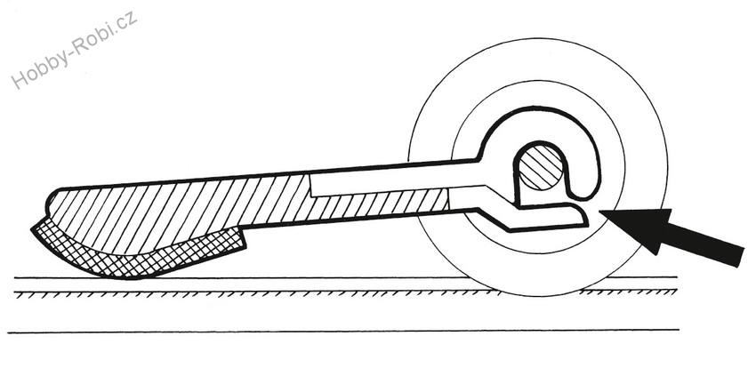 Čistící polštářky na koleje H0 5 ks - Noch 60157