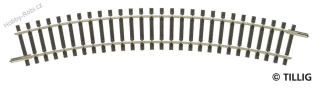 Oblouková kolej R 353 mm 30 st. TT R21 - Tillig 83106