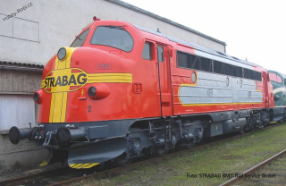 Motorová lokomotiva NOHAB Strabag zvuková G - Piko 37451