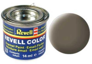 Barva emailová matná olivově hnědá č. 86 - Revell 32186