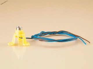 Objímka žárovková E5,5 - osvětlení domků - Auhagen 58791