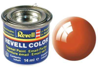 Barva emailová lesklá oranžová č. 30 - Revell 32130