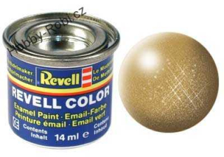 Barva emailová metalická zlatá č.94 - Revell 32194