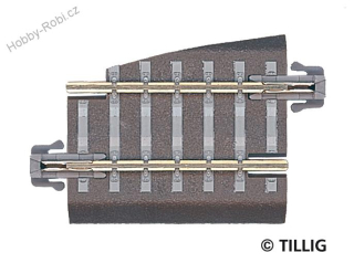 Kolej s podložím přímá zúžená levá BG5 36 mm TT - Tillig 83722