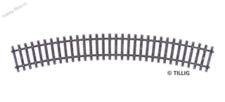 Pražcové pole obloukové pevné R310 30° TT - Tillig 83008