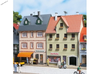 Městské domy Nádražní ulice 5/7 H0/TT - Auhagen 12345