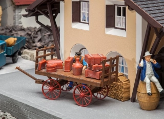 Dřevěný nádražní vozík G - Faller Pola 331610