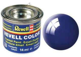 Barva emailová lesklá modrá ultramarin č. 51 - Revell 32151
