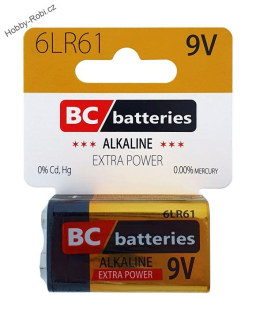 Baterie alkalická 9V LR61